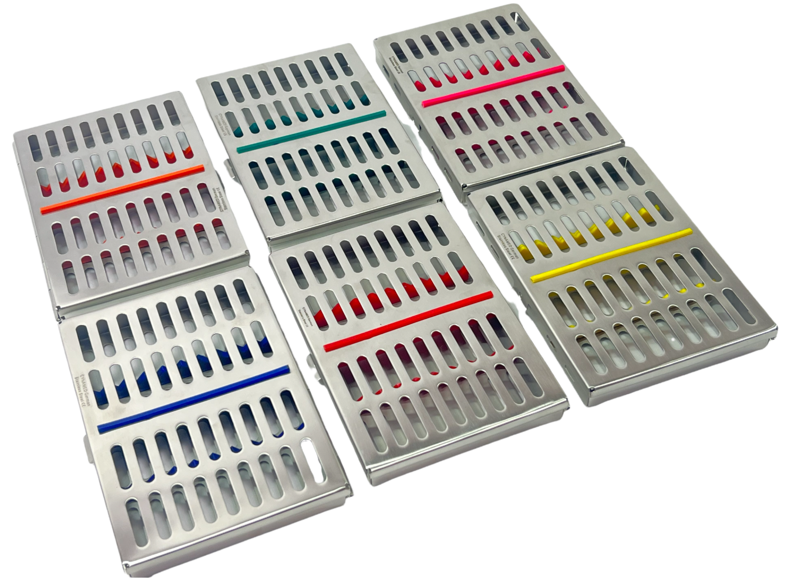 PREMIUM DENTAL AUTOCLAVE STERILIZATION CASSETTE RACK BOX TRAY FOR 10 INSTRUMENTS