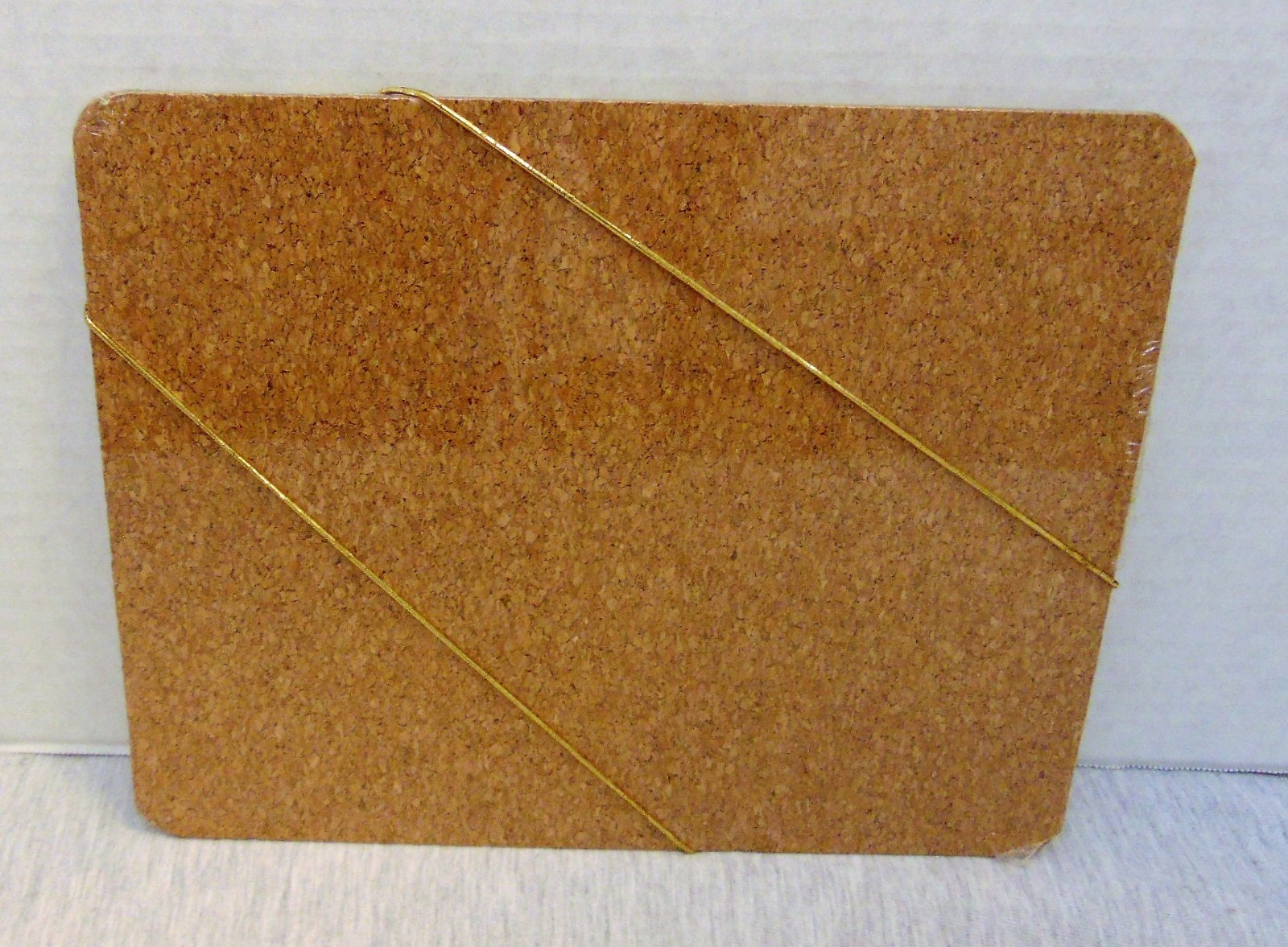 Set of 3 Trivet Different Sizes Fall Harvest Made in USA Cork Back
