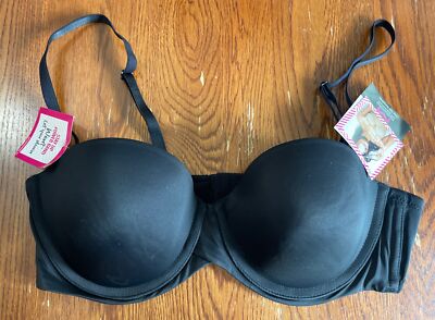 Maidenform SE6990 Stay Put Padded Push Up Bra, Convertible Straps, 36B, NWT