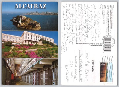 c33762 Alcatraz Island San Francisco California USA  postcard 2005 stamp