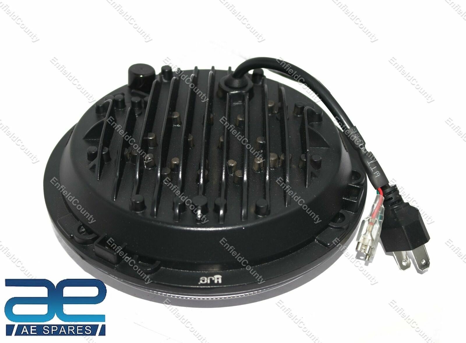 The Khanda Sahib 7" LED Headlight for Royal Enfield Classic Electra Standard 