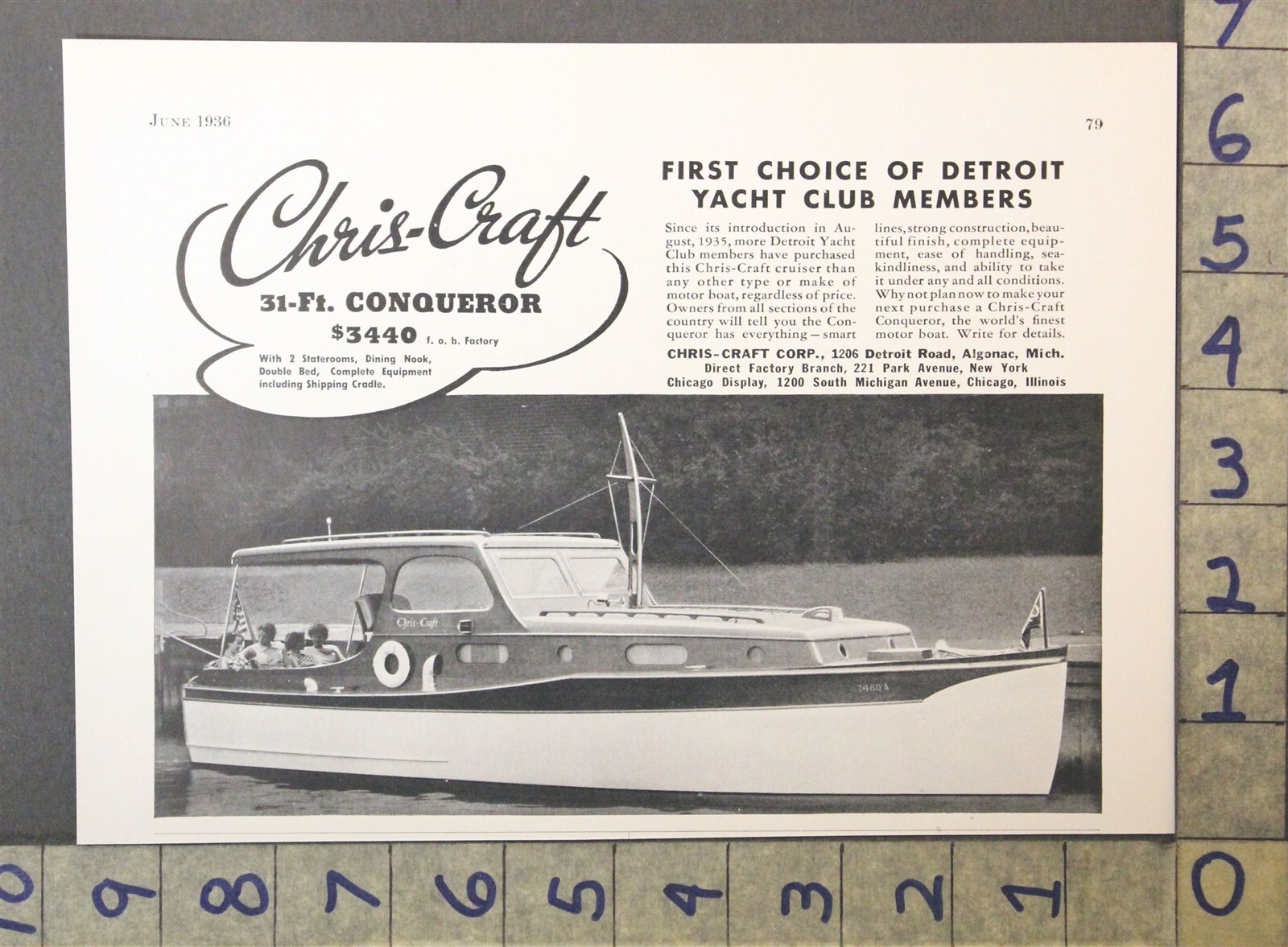Vintage Chris Craft Algonac, Michigan Fanny Pack Vintage Chris Craft Algonac, Michigan Fanny Pack