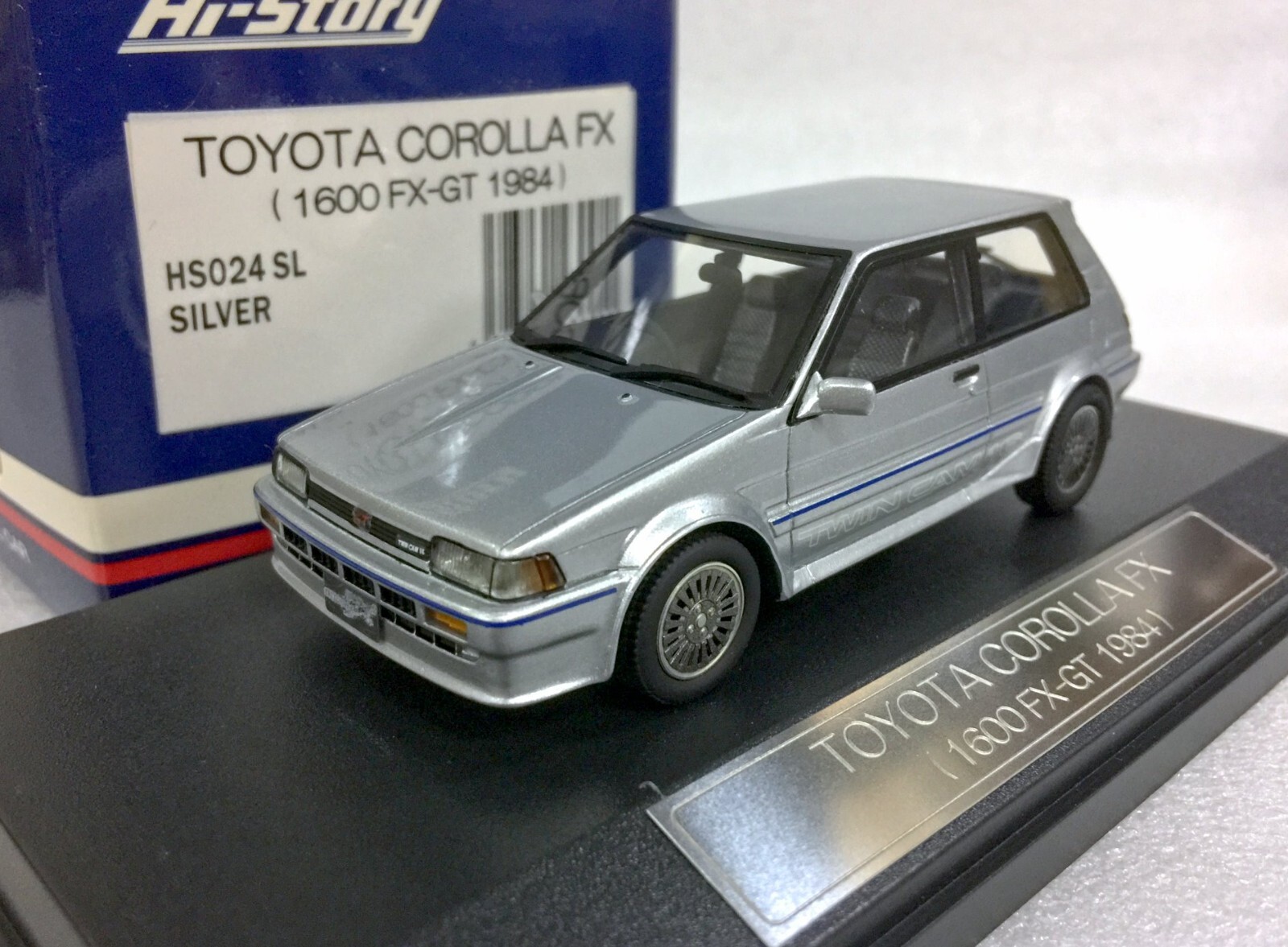 1:43 HI STORY HS024SL TOYOTA COROLLA FX 1600 FX-GT 1984 JDM scale model car | eBay 1:43 HI STORY HS024SL TOYOTA COROLLA FX 1600 FX-GT 1984 JDM scale model car | eBay