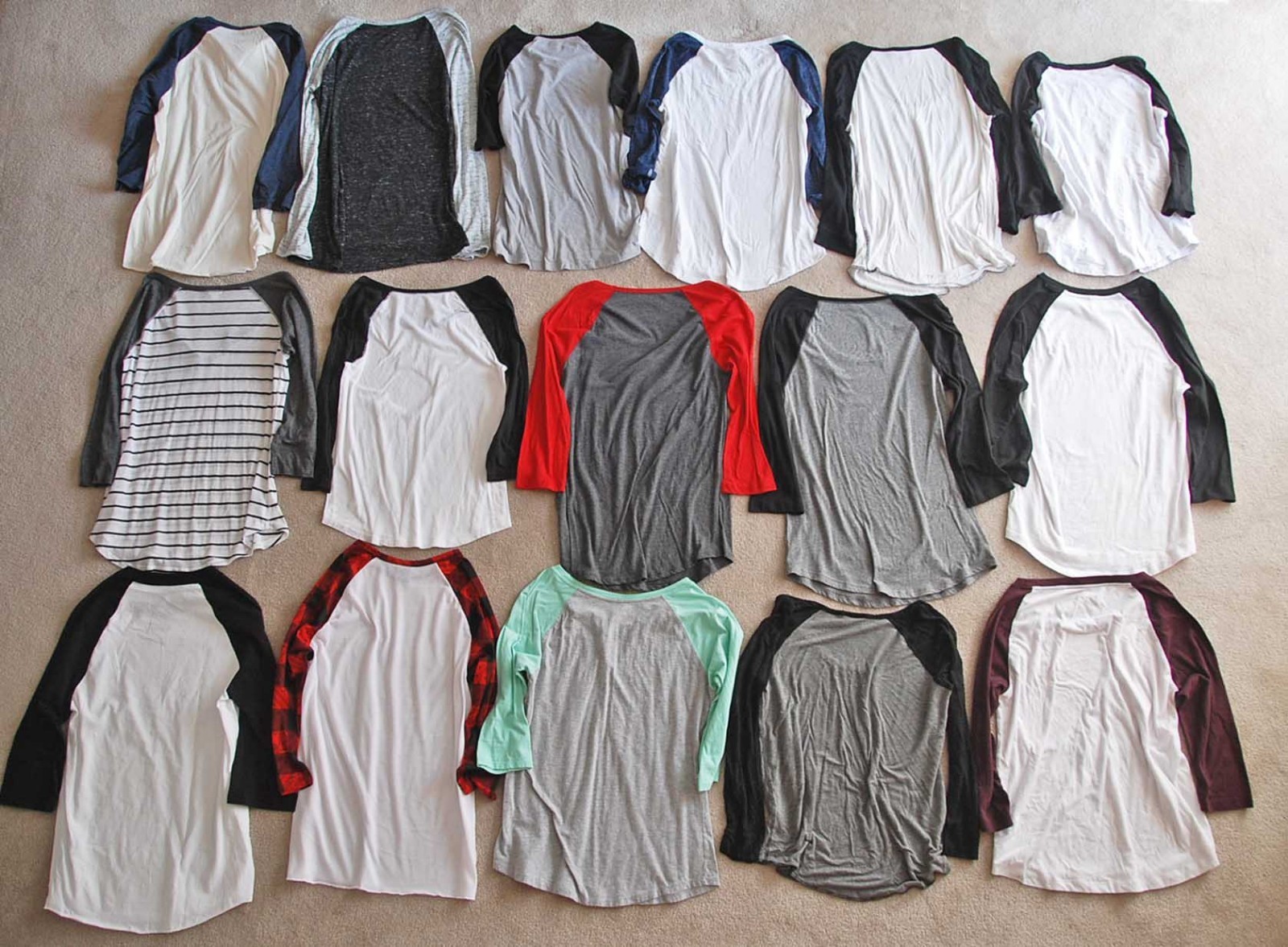Lot of 16 Baseball Shirts Women's Small & Medium