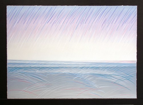 John Martineau "Pastoral" Original Airbrush & Colored Pencil Fine Artwork, OBO