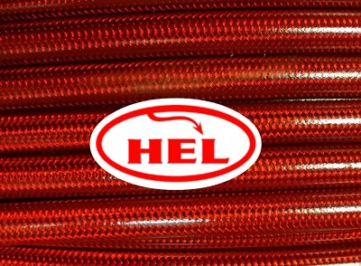 TRANS RED Aprilia RSV Mille 1000 01-05 RACE SETUP HEL BRAIDED BRAKE LINES