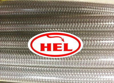CLEAR Hayabusa GSX1300R K8-L2 08-12 RACE SETUP HEL BRAIDED BRAKE LINES