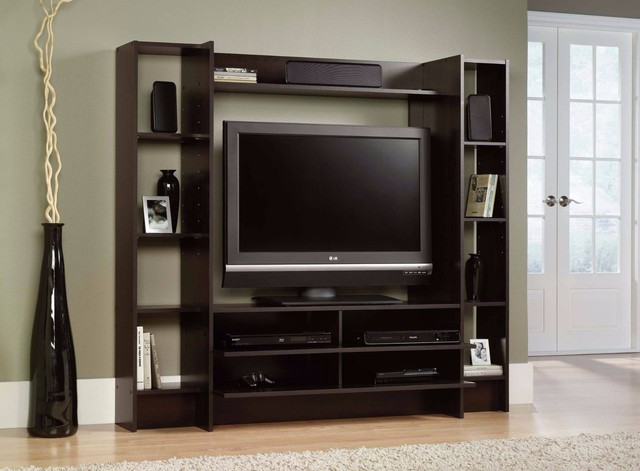 Sauder Beginnings Entertainment Wall System Cinnamon Cherry | eBay - Sauder Beginnings Entertainment Wall System - Cinnamon Cherry NEW