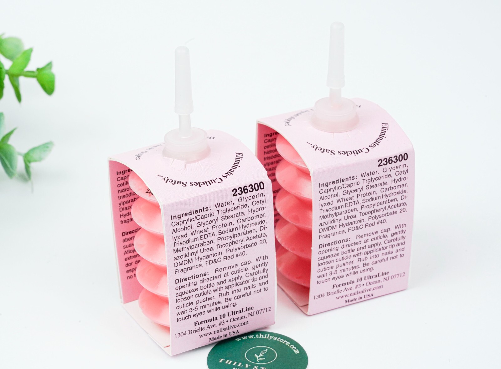 2 pcs Formula 10 Pink Creamy Cuticle Remover ( 1 oz Each x 2) New In Box