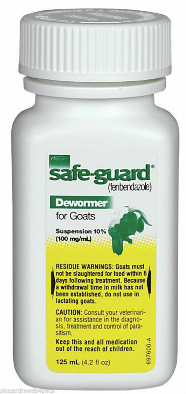 Safe-Guard Goat wormer Fenbendazole 125 ml 100mg/ml by Intervet