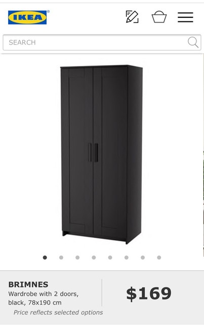 Urgent Sale Ikea Brimnes Wardrobe Wardrobes Gumtree