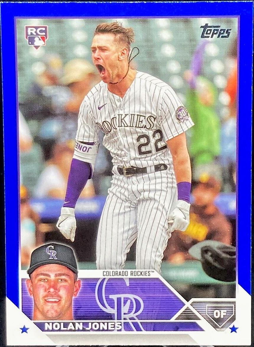 2023 Topps Update Series - Nolan Jones #US85 Royal Blue (RC) for sale ...
