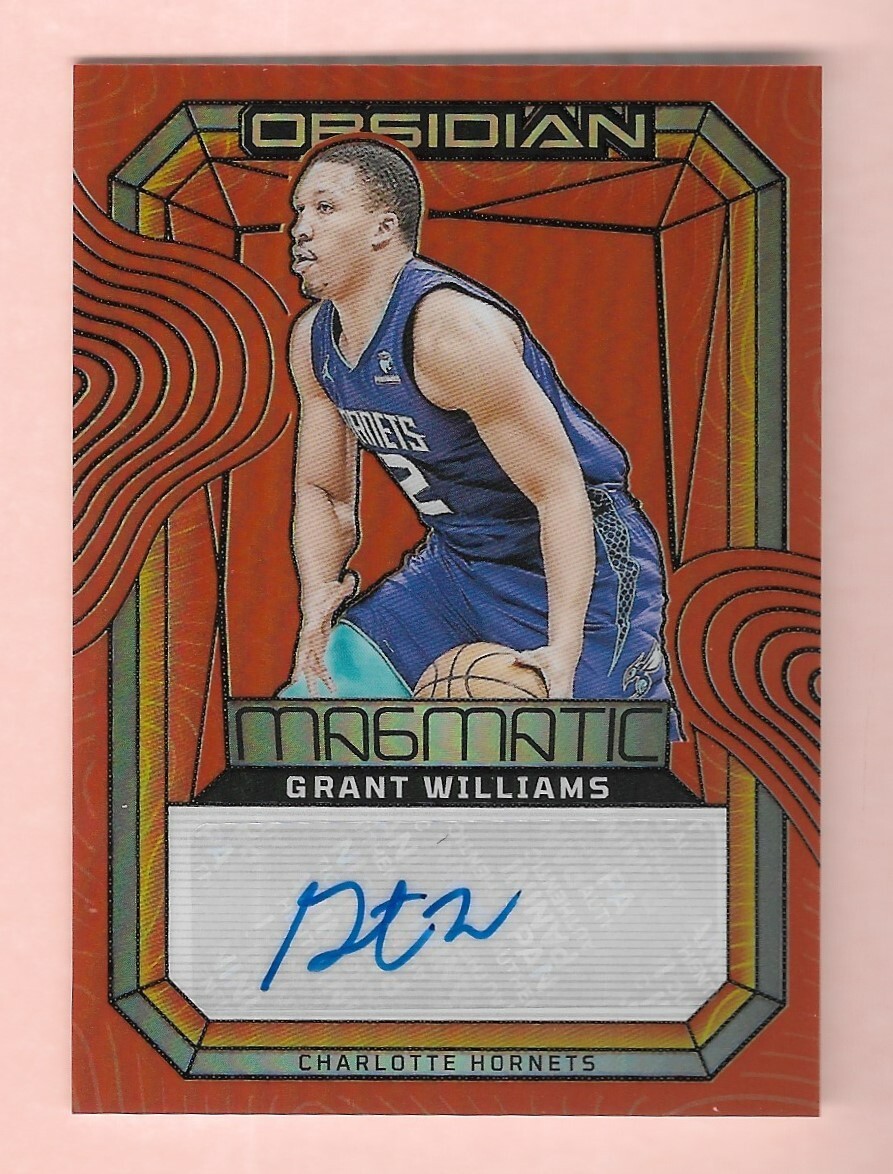 GRANT WILLIAMS 2023-24 PANINI OBSIDIAN SP AUTOGRAPH AUTO