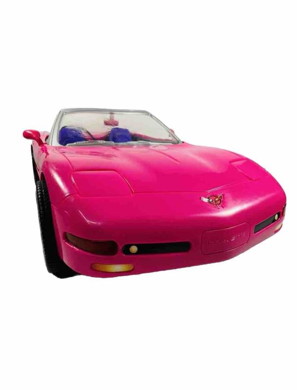 Vintage Mattel 2001 Barbie Pink Corvette Convertible RC Car Only