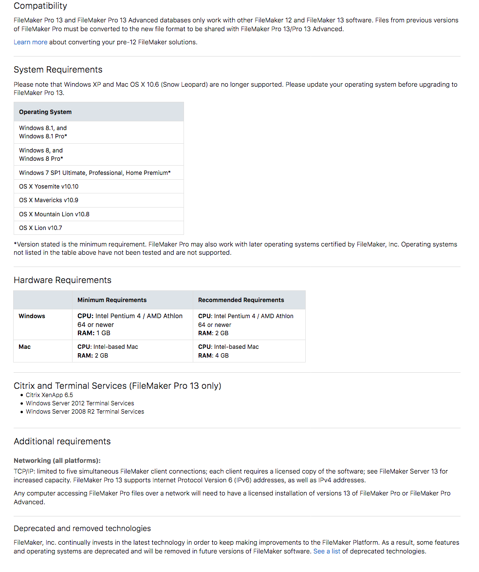 Filemaker Pro 13 (PC and Mac) Sealed. Full Installation!