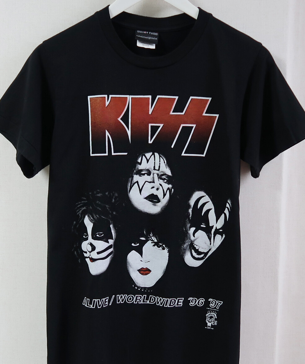 KISS　ALIVE　WORLD WIDE 96.97 Tシャツ Lサイズ正規品 Vintage Kiss T Shirt Alive Worldwide 96 97 Jacksonville