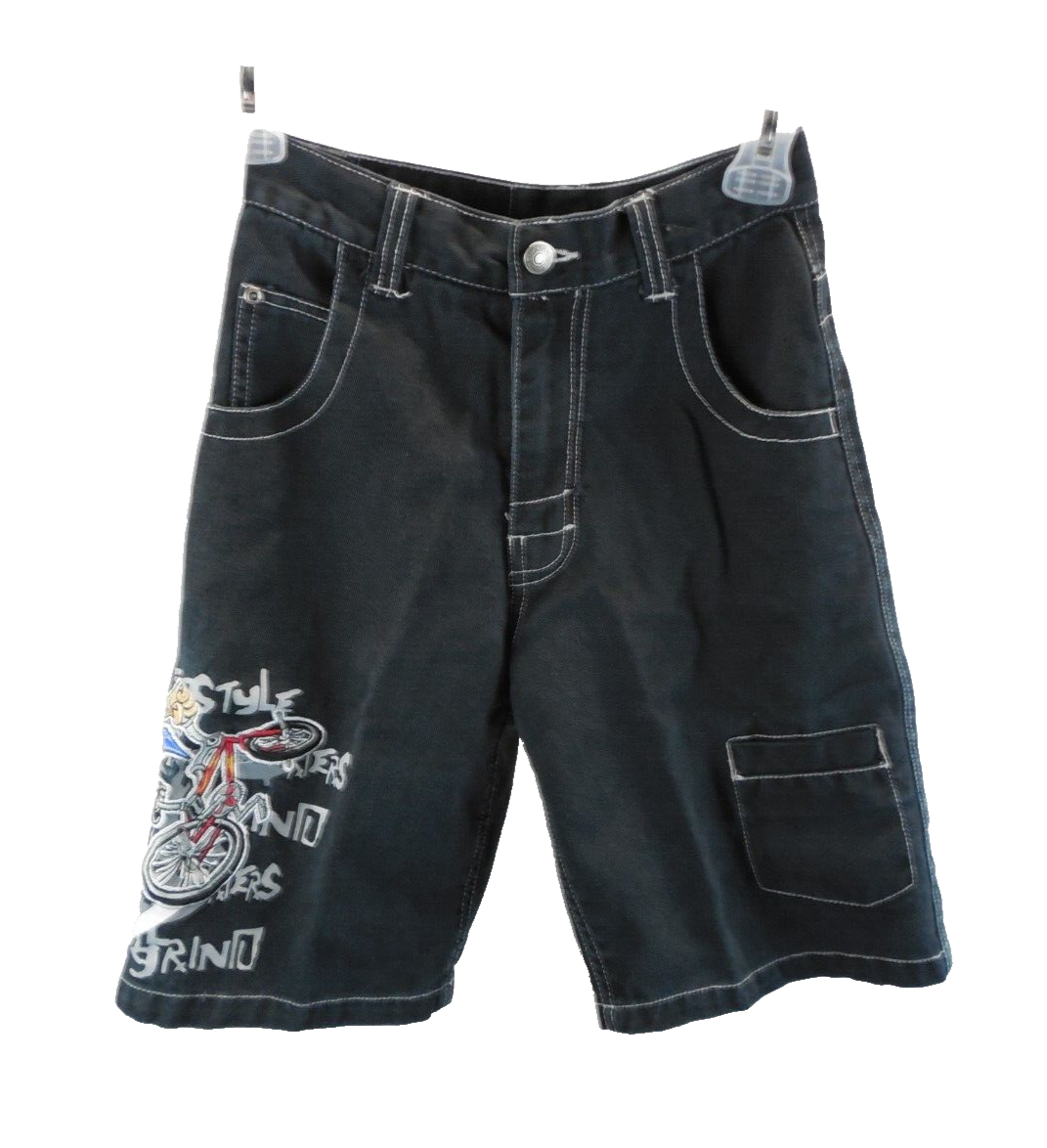 Vintage Y2K No Boundaries Urban Skool Baggy Skate BMX Denim Shorts Boys Size 10 Vintage Y2K No Boundaries Urban Skool Baggy Skate BMX Denim Shorts Boys Size 10
