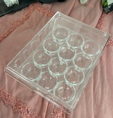 Mind Reader Egg Storage Drawer for Refrigerator, Fridge Organizer, Stackable,...