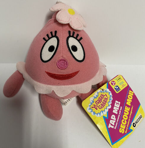 Yo Gabba Gabba Silly Heads Foofa Pink Plush Spin Master Rare NWT NEW 2008 Works