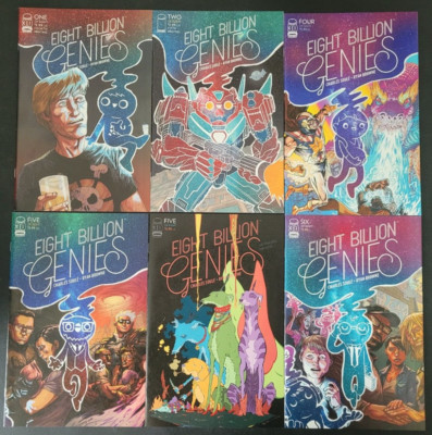 EIGHT BILLION GENIES SET OF 9 ISSUES (2022) IMAGE COMICS CHARLES SOULÉ! VARIANTS