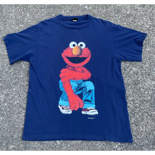 Vintage 90's Gangster Elmo Sesame Street Shirt Size L | eBay