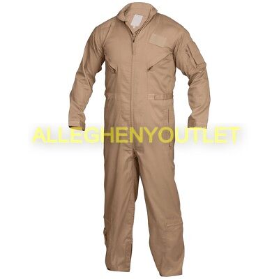 US Military Flyer's Flight Suit Coveralls Tan CWU-27P USAF Many Sizes MINT/LN