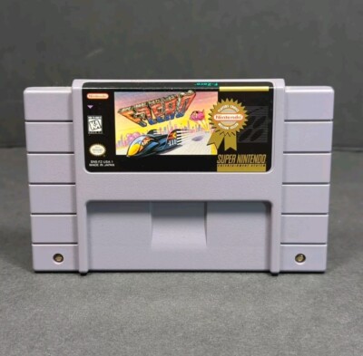 F-Zero Super Nintendo 1996 Players Choice Edition Tested Working SNES