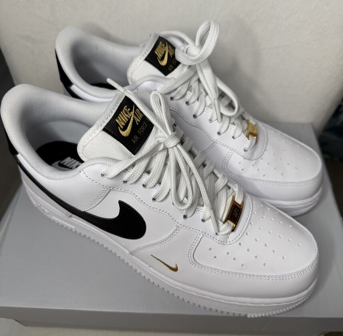 Wmns Air Force 1 07 Essential White Black-CZ0270-102 sz 11