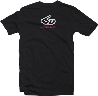 6D HELMETS 6D Classic Logo T-Shirt Large Black