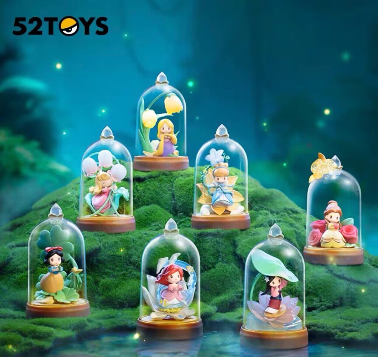 【シークレット】 52TOYS FLOWER AND SHADOW ラプンツェル 52TOYS Disney Princess Glaze Flower Shadow Series Blind box