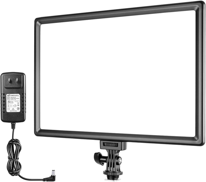 192 LED Video Light Panel, 20W Ultra Thin Bi Color Dimmable DSLR Camera Soft Lig