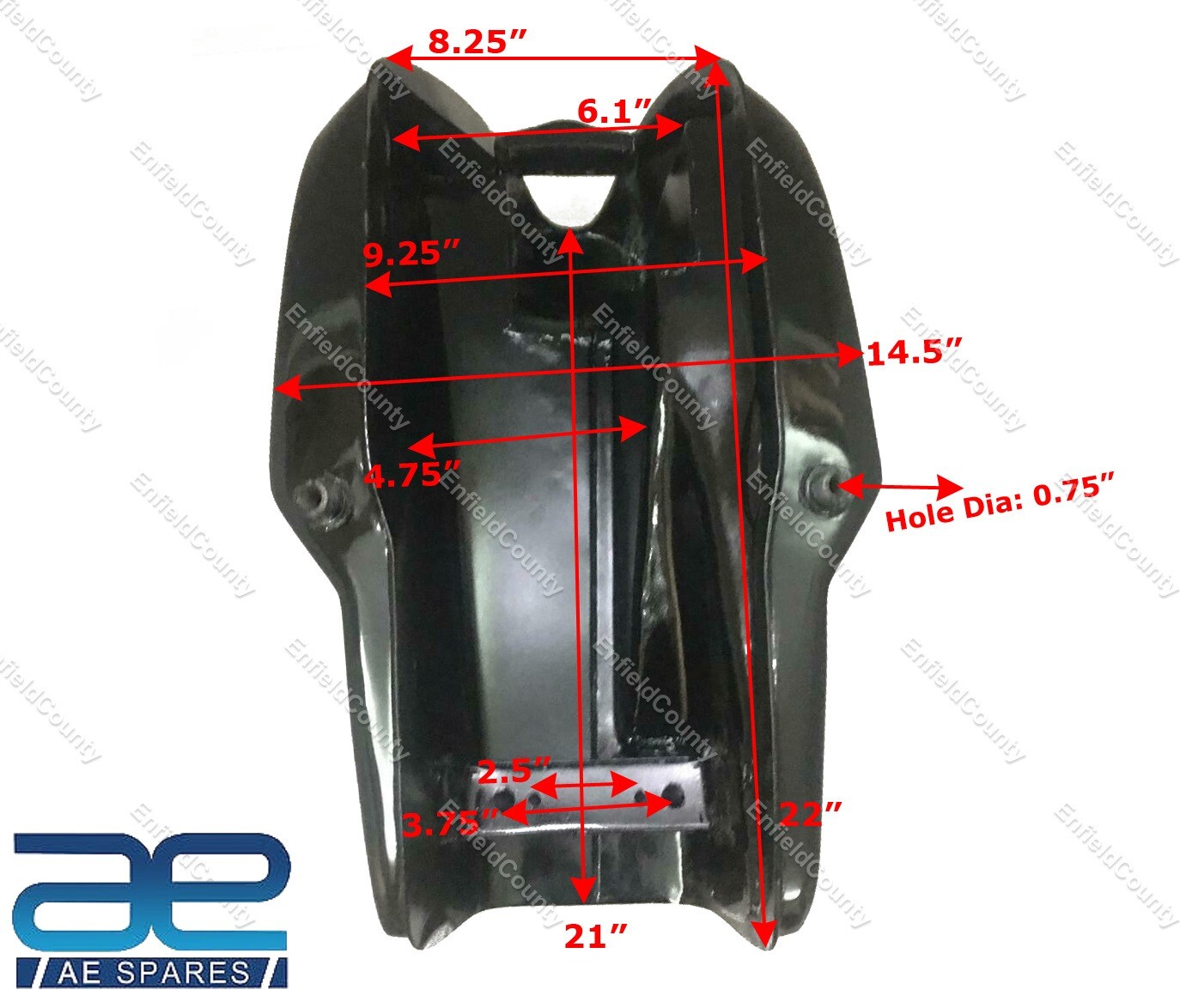 For BMW R100S R100CS R100RS R100RT Black & Gray Painted Petrol Gas Tank Ste 