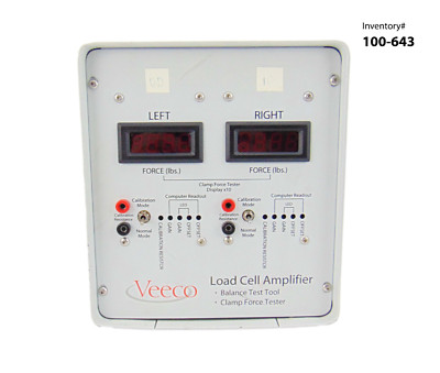 Veeco AS-00173-01 Load Cell Amplifier *used working