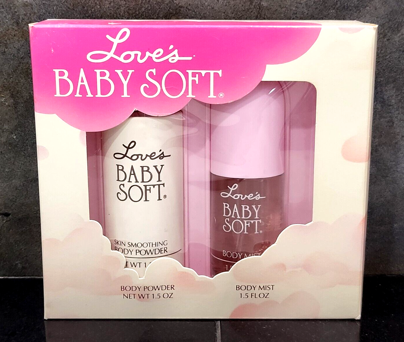 Vintage Mem Love's Baby Soft Body Mist & Powder Set