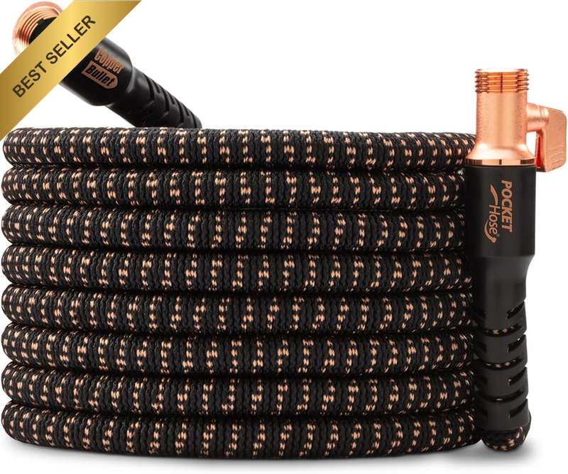 Bullet 100-FT Expanding Garden Hose W/Nozzle AS-SEEN-ON-TV