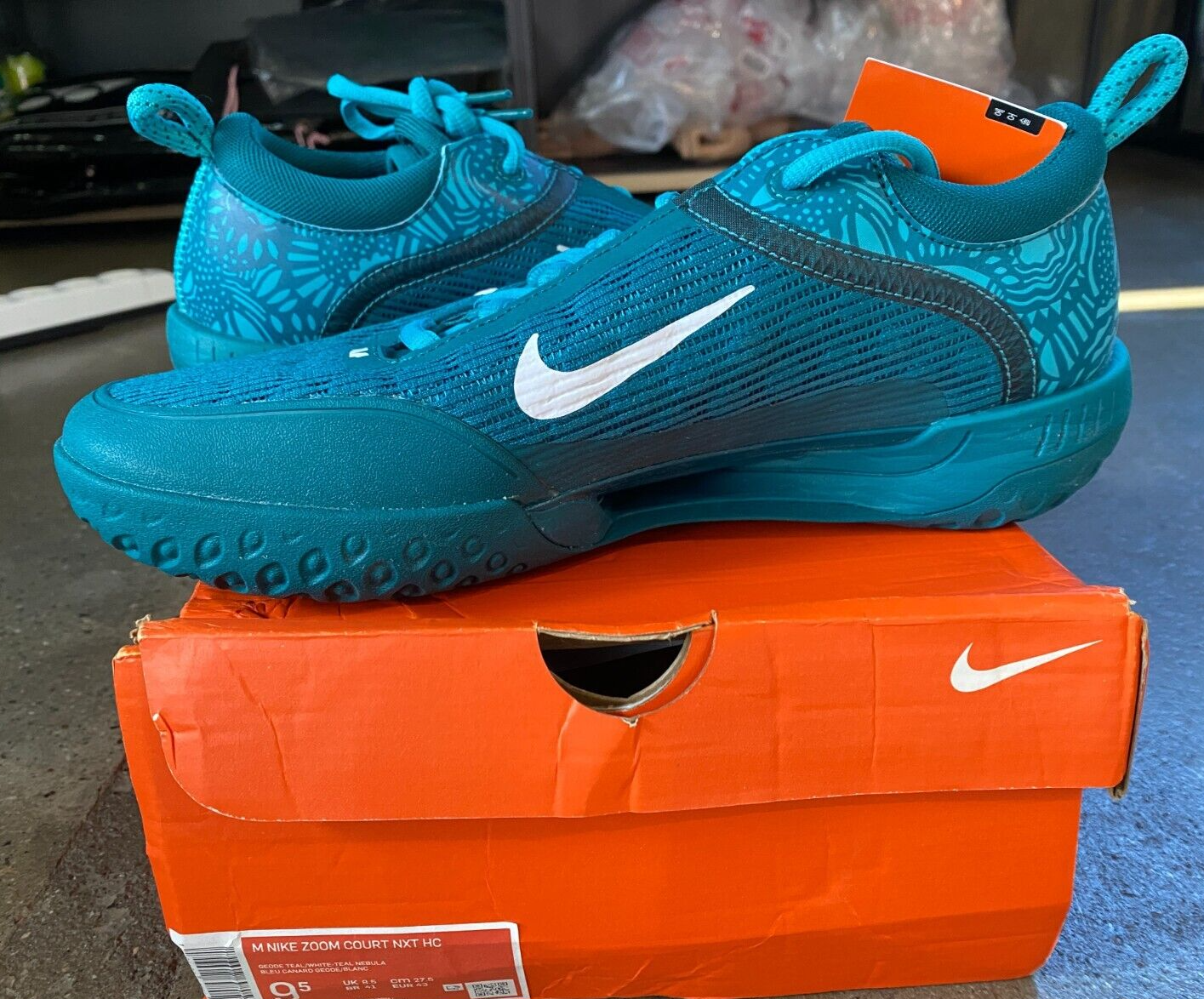 Nike Air Zoom Court NXT Men's Hard Court Tennis Shoes Sports