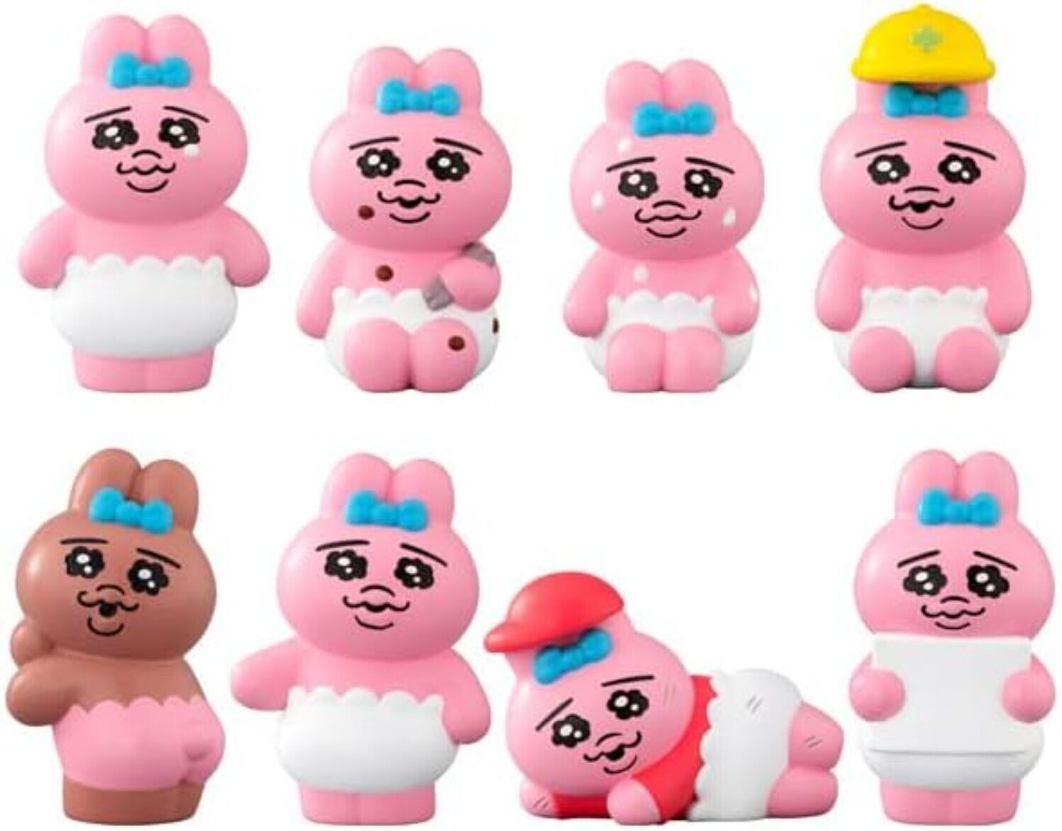 Opanchu usagi Friends Figure Mascot Collection Toy 8 Types Opanchu usagi Friends Figure Mascot Collection Toy 8 Types