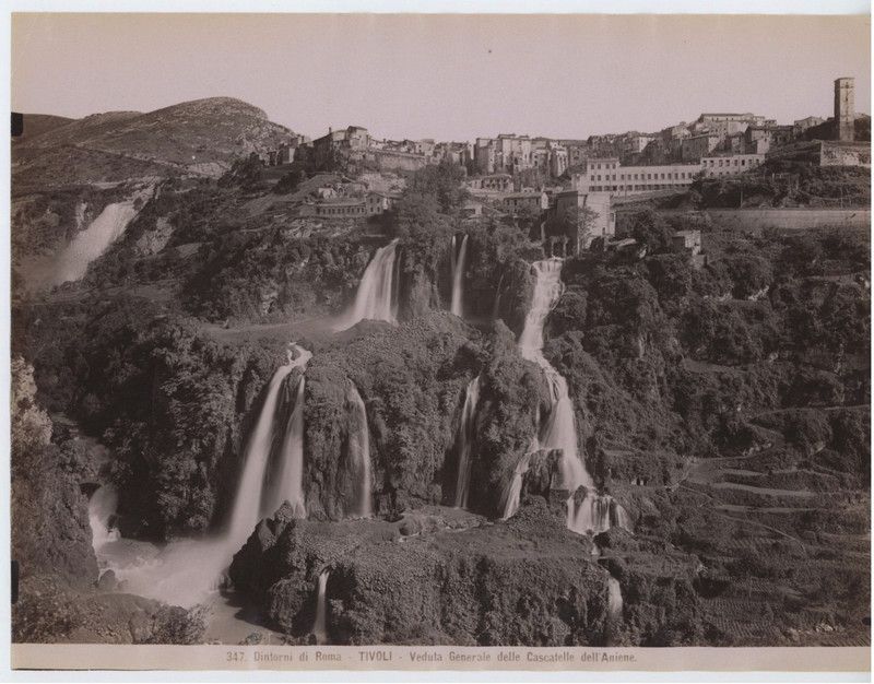 Italia, Tivoli, Venduta Generale Delle Cascatelle Dell'Aniene  Vintage Albu