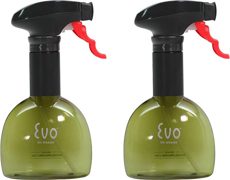 Evo Oil Sprayer Bottle, Non-Aerosol for Olive Cooking Oils, 8-Ounce Capacity