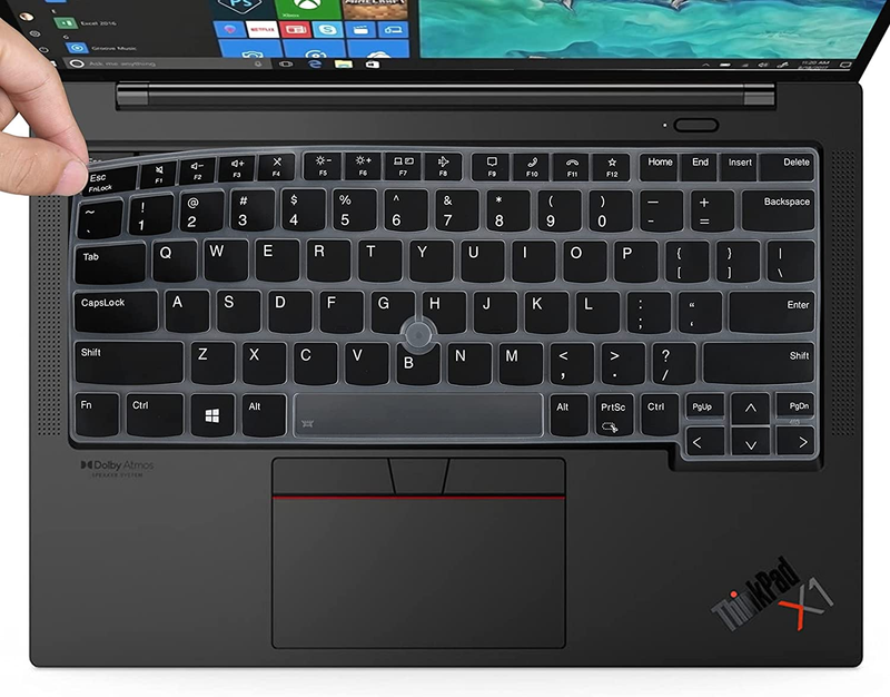 Keyboard Cover Skin for Latest Lenovo Thinkpad X1 Carbon Gen 9 14", Thinkpad X1