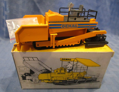 NZG Model 231, DEMAG DF120 Road Finisher, 1982, 1/50 scale, Diecast, W. Germany