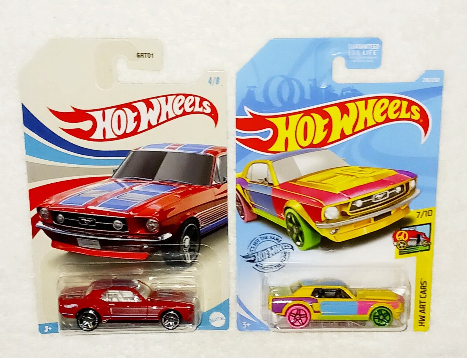 1967 Ford Mustang 限定ミニカー Hot Wheels 1967 FORD MUSTANG COUPE & ART CARS '67 FORD