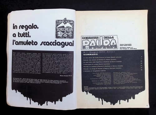 Corriere della Paura Raccolta 1 1976 Fumetti Dracula Licantropi Zombie Astranero - Picture 4 of 5