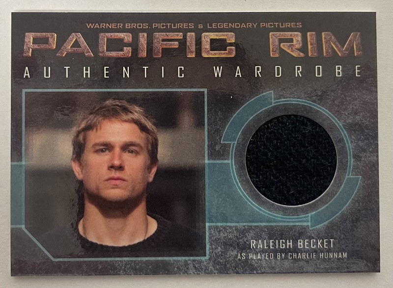Pacific Rim Raleigh Beckett Charlie Hunnam Wardrobe Card M1