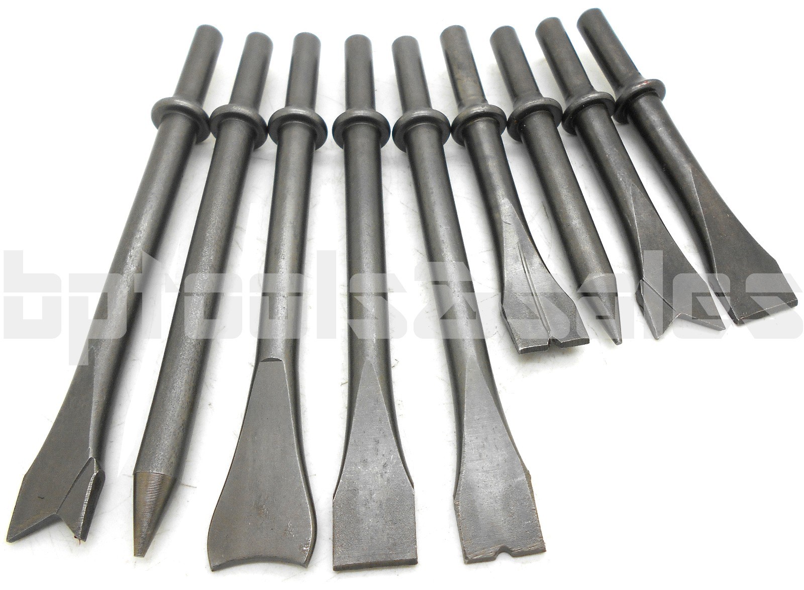 Doehetzelf 5 Pc 7" Air Hammer Punch Chipping Chisel Set Extra Long