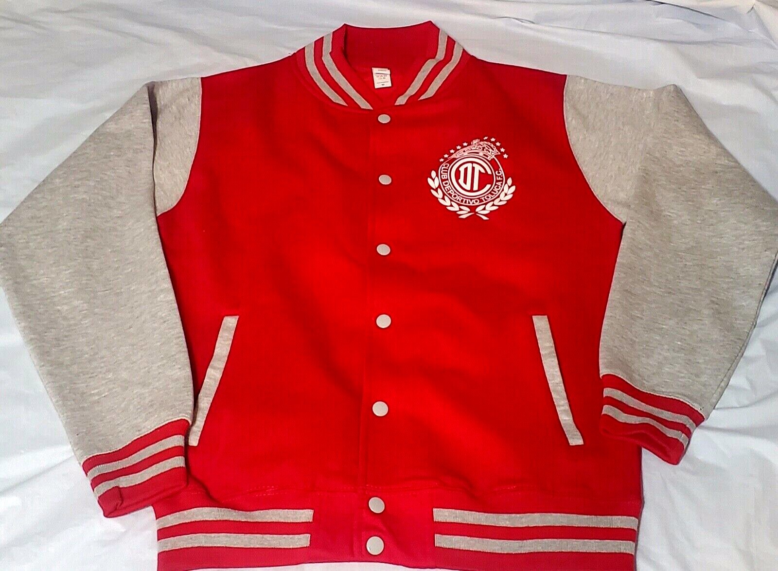 New! Club Deportivo Diablos Rojos de Toluca  Varsity Jacket