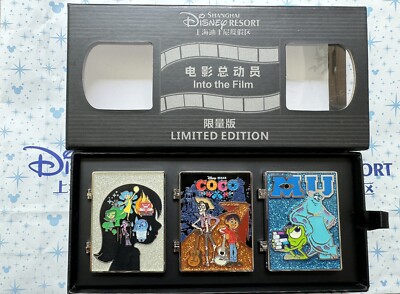 Shanghai Disney Into the Film Pixar Inside Put COCO Monster University LE300 Pin