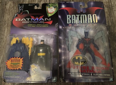 Hasbro Batman Beyond Future Knight 1999 & Gotham Defender 2000 Action Figure New
