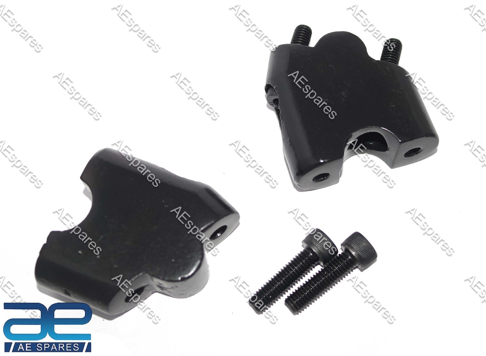 For Royal Enfield Interceptor 650cc Risers 45mm Black