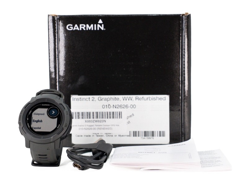 Garmin Instinct 2 Graphite Tactical Rugged GPS Outdoor Smartwatch (010-N2626-00)